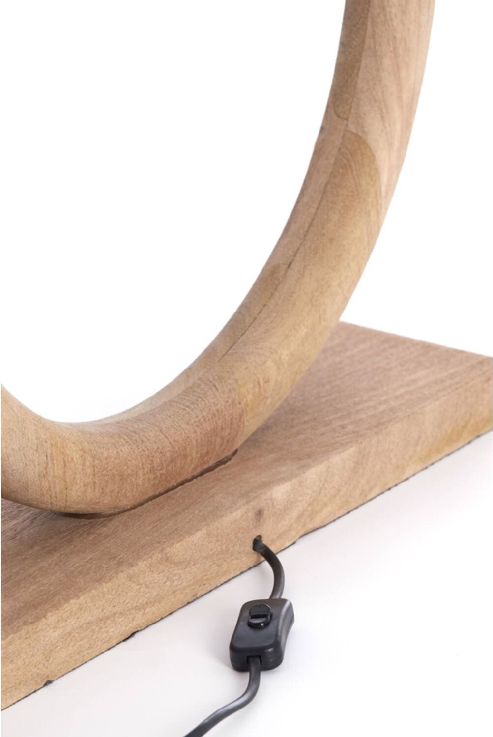 Lampvoet Nubia - Hout Mat Naturel Light & Living Lampvoet 7041582