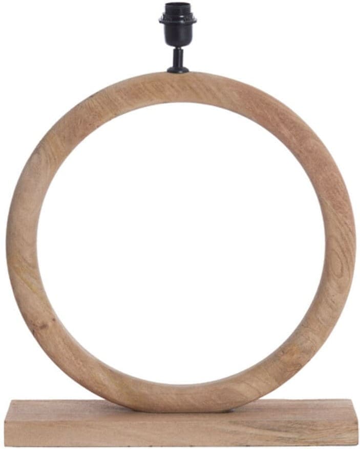 Lampvoet Nubia - Hout Mat Naturel Light & Living Lampvoet 7041582
