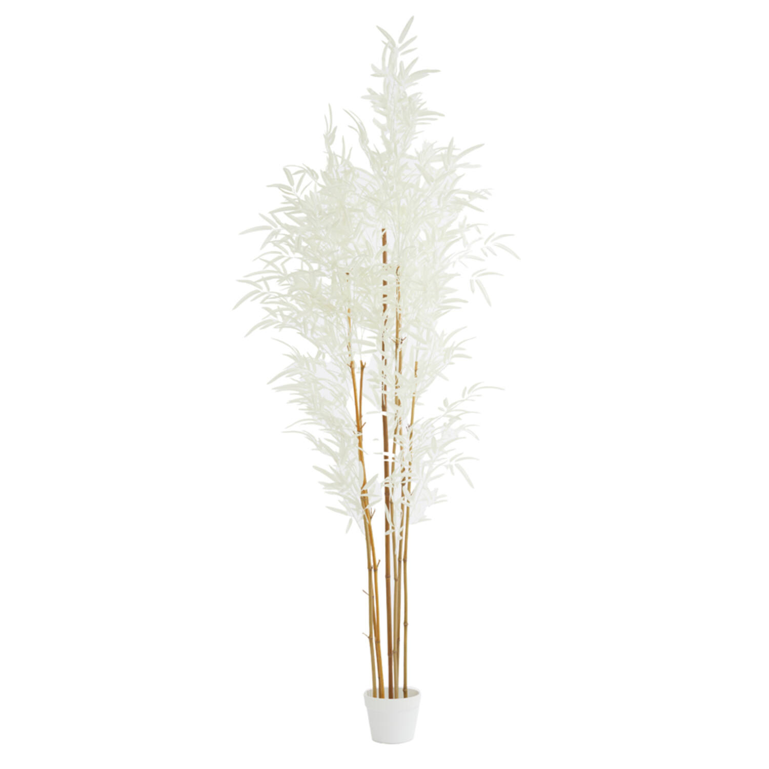 Ornament Bamboo - Naturel+crème Light & Living Beeld 7490883