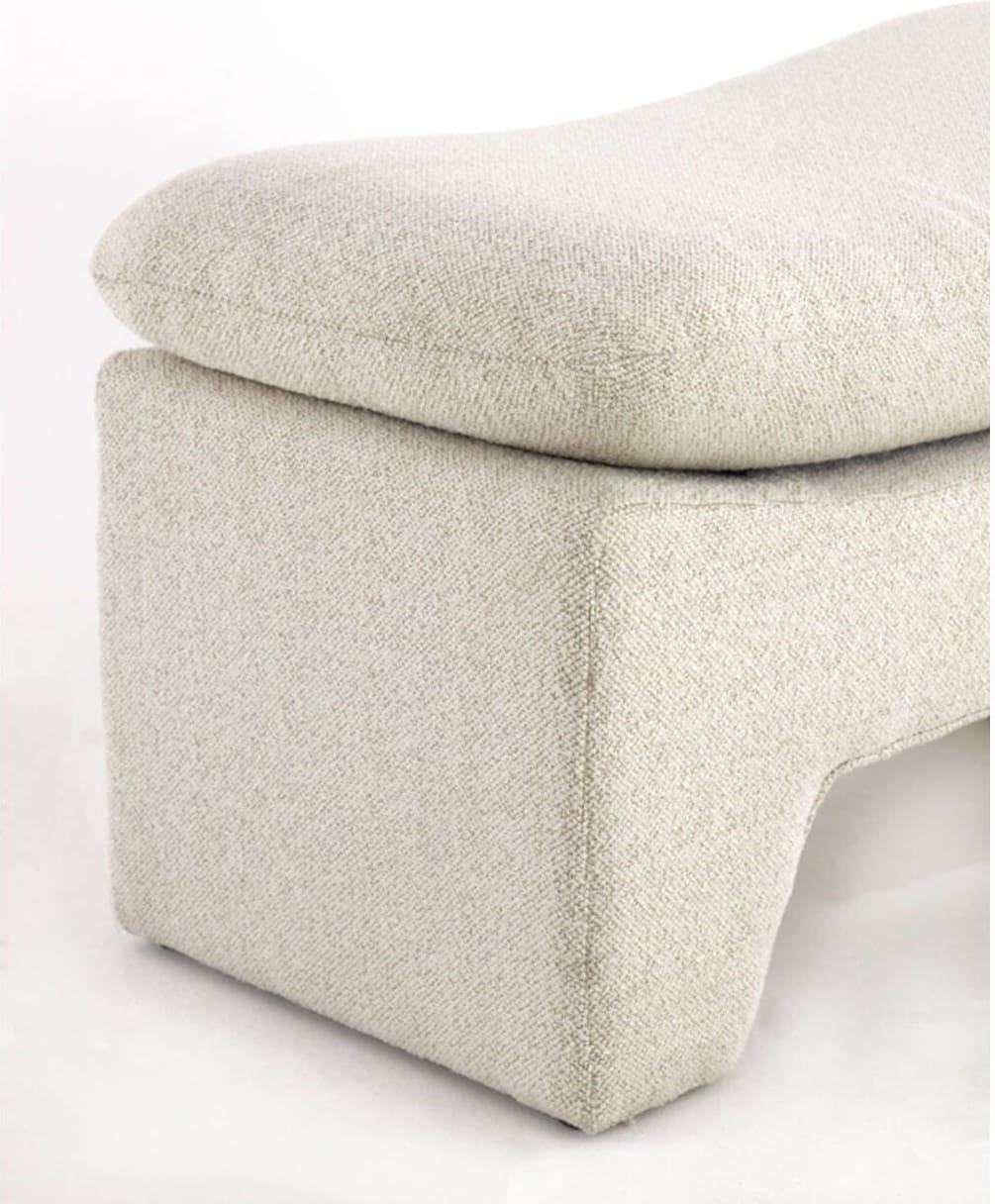 Poef Dasha - Beige Light & Living Poef 6786561