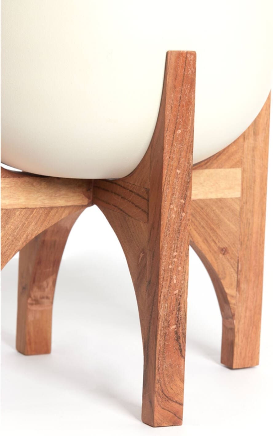 Pot Karuna - Hout+mat Crème Light & Living Pot 5890543