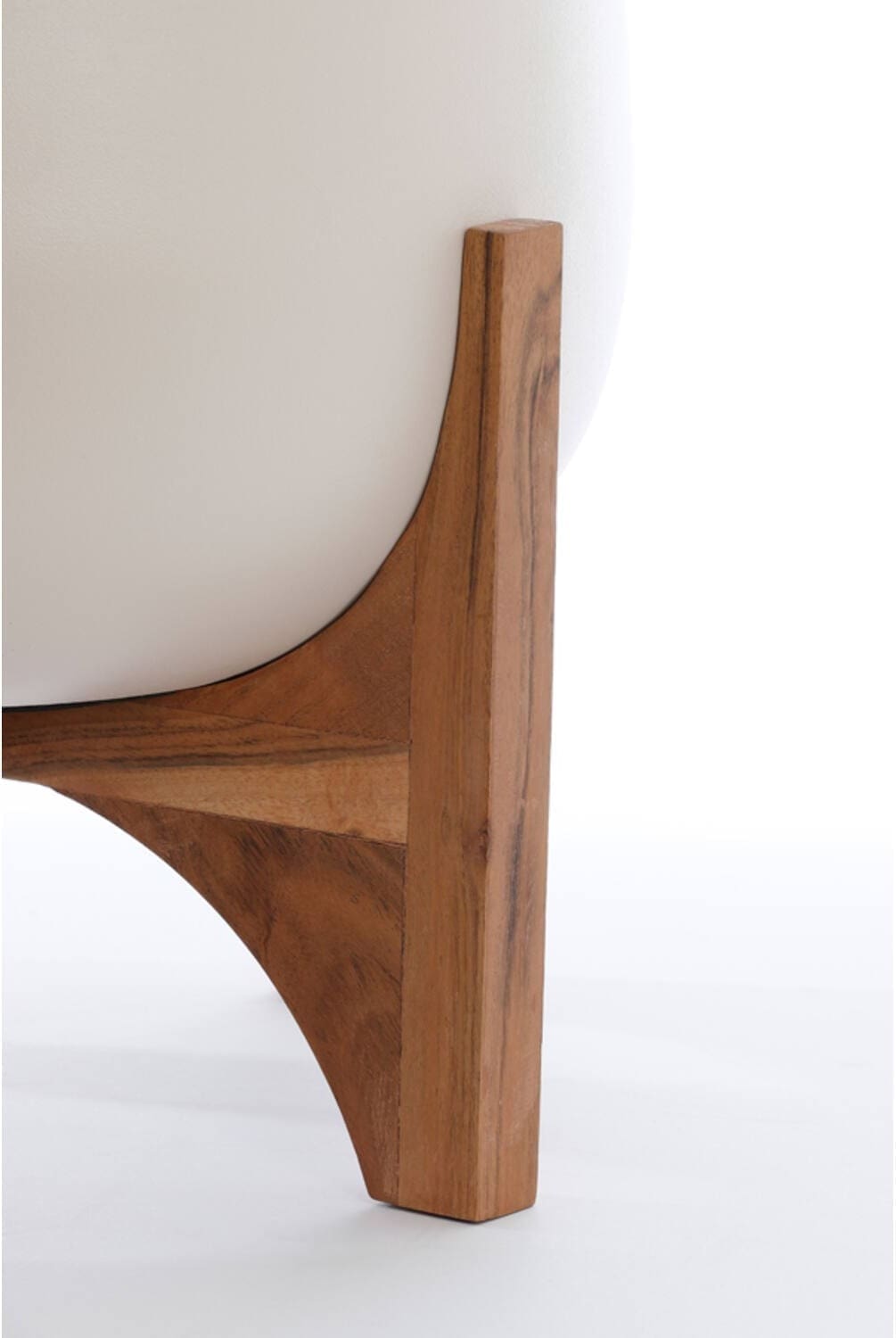 Pot Karuna - Hout+mat Crème Light & Living Pot 5890643