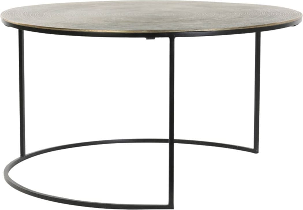 Salontafel Primo - Zwart-brons+mat Zwart Light & Living Salontafel 6767020