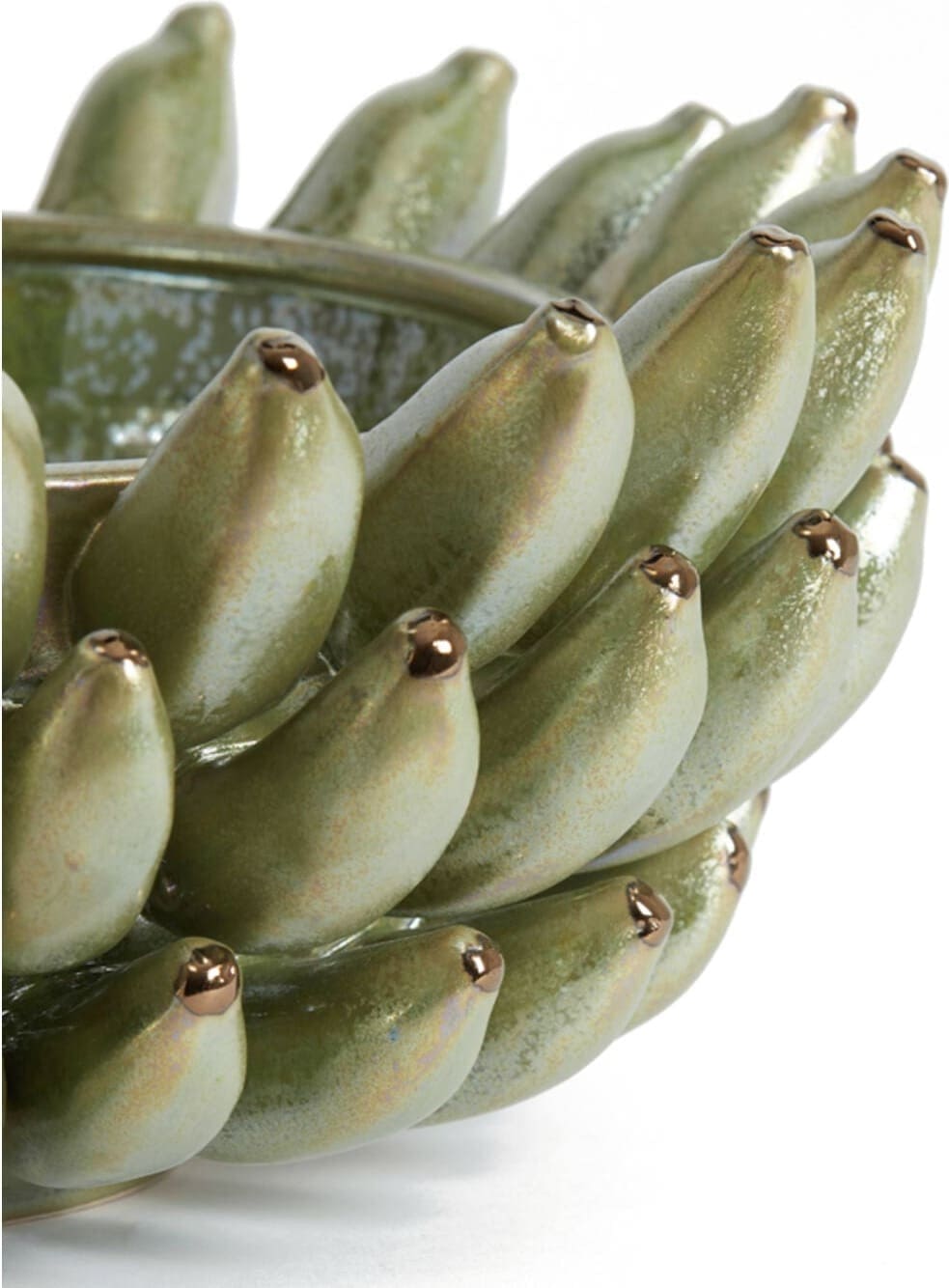 Schaal Zita - Keramiek Groen Parelmoer Light & Living Schaal 6338776