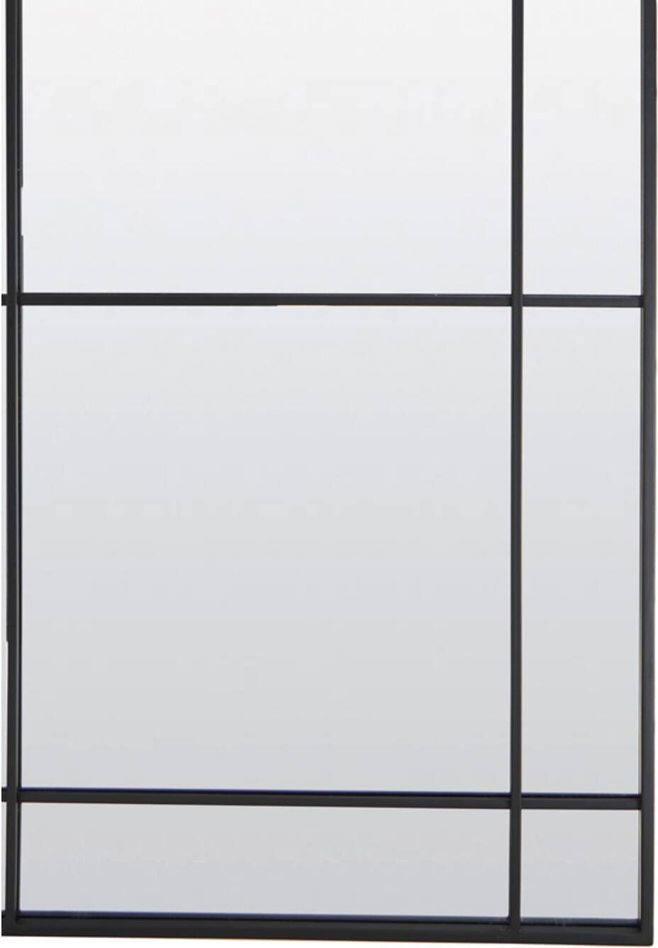 Spiegel Rincon - Helder Glas+mat Zwart Light & Living Spiegel 7314763