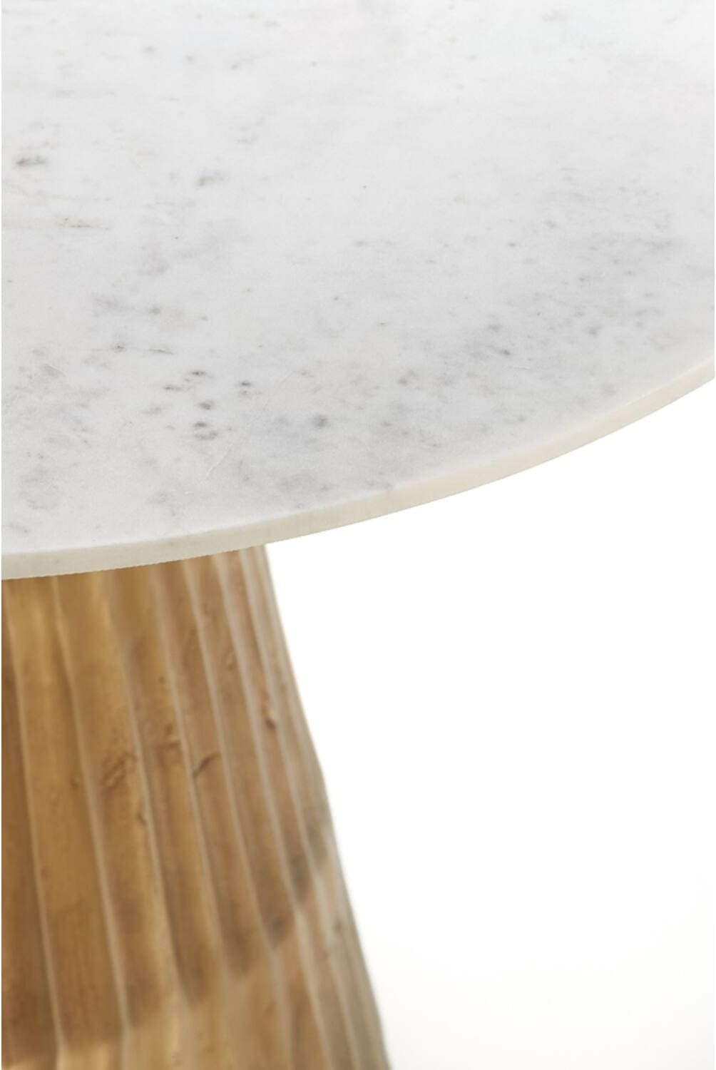 Tafel Leyda - Marmer Wit-antiek Brons Light & Living 6779529