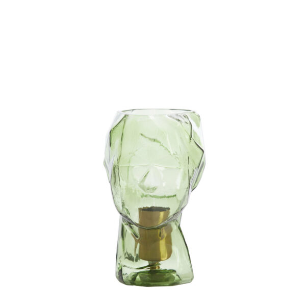 Tafellamp Head - Glas Groen Light & Living Tafellamp 1886376
