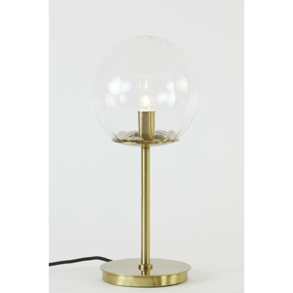 Tafellamp Magdala - Glas Helder+goud Light & Living Tafellamp 1871963
