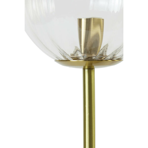 Tafellamp Magdala - Glas Helder+goud Light & Living Tafellamp 1871963