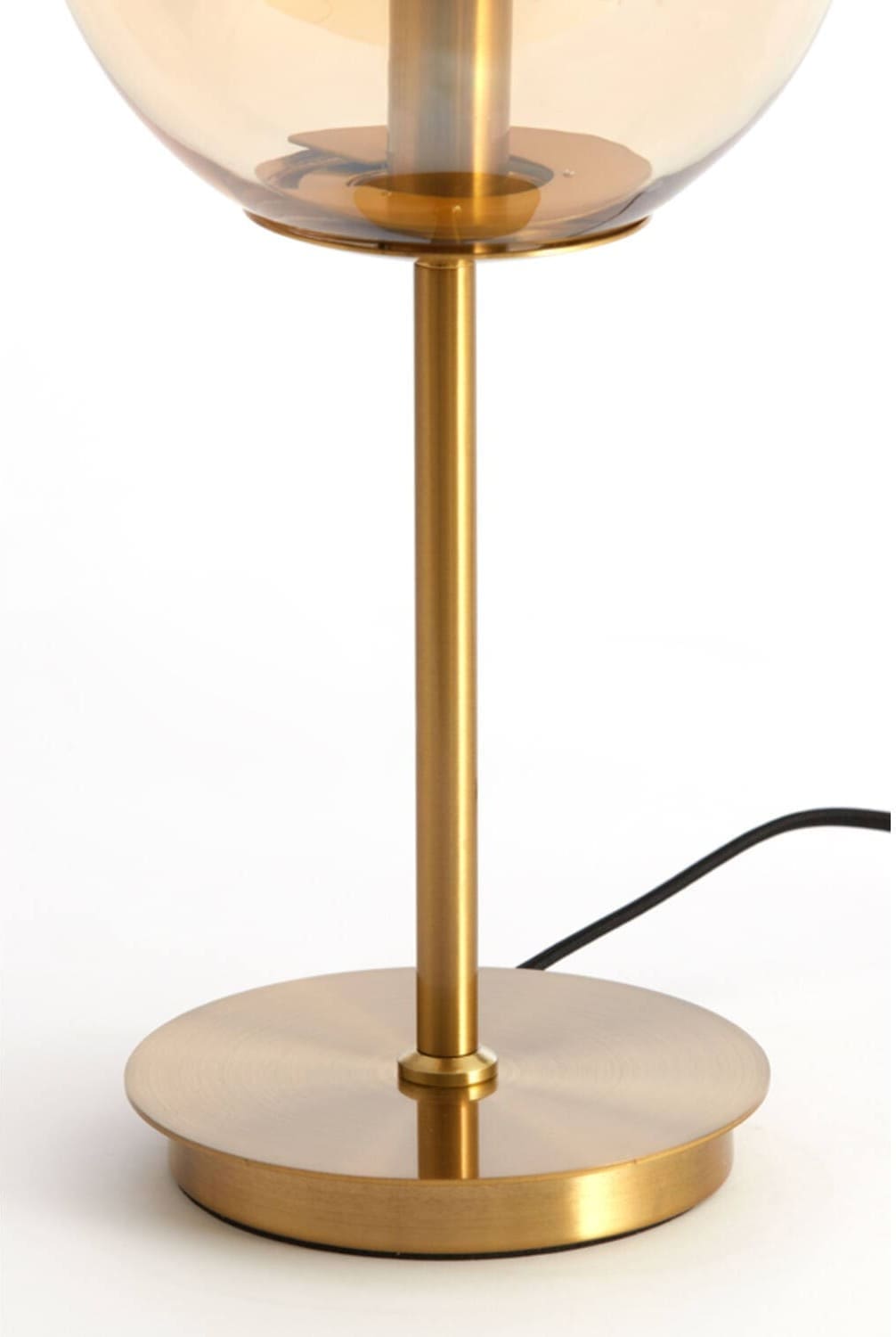 Tafellamp Medina - Glas Amber+goud Light & Living Tafellamp 1871985