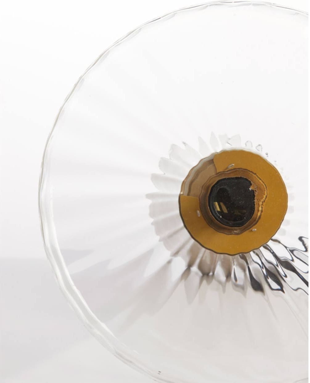 Tafellamp Pleat - Glas Helder+goud Light & Living Tafellamp 1882196