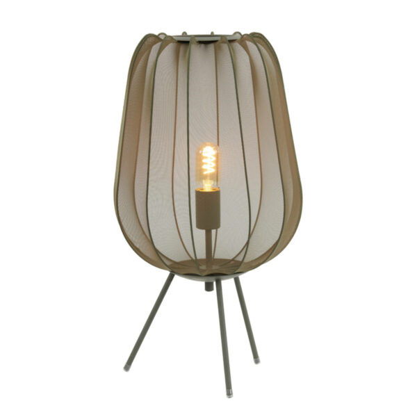 Tafellamp Plumeria - Donker Groen Light & Living Tafellamp 1874481