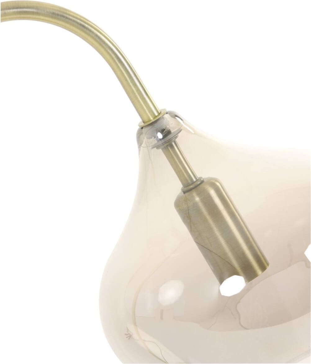 Tafellamp Rakel - Antiek Brons+smoke Light & Living Tafellamp 1851465