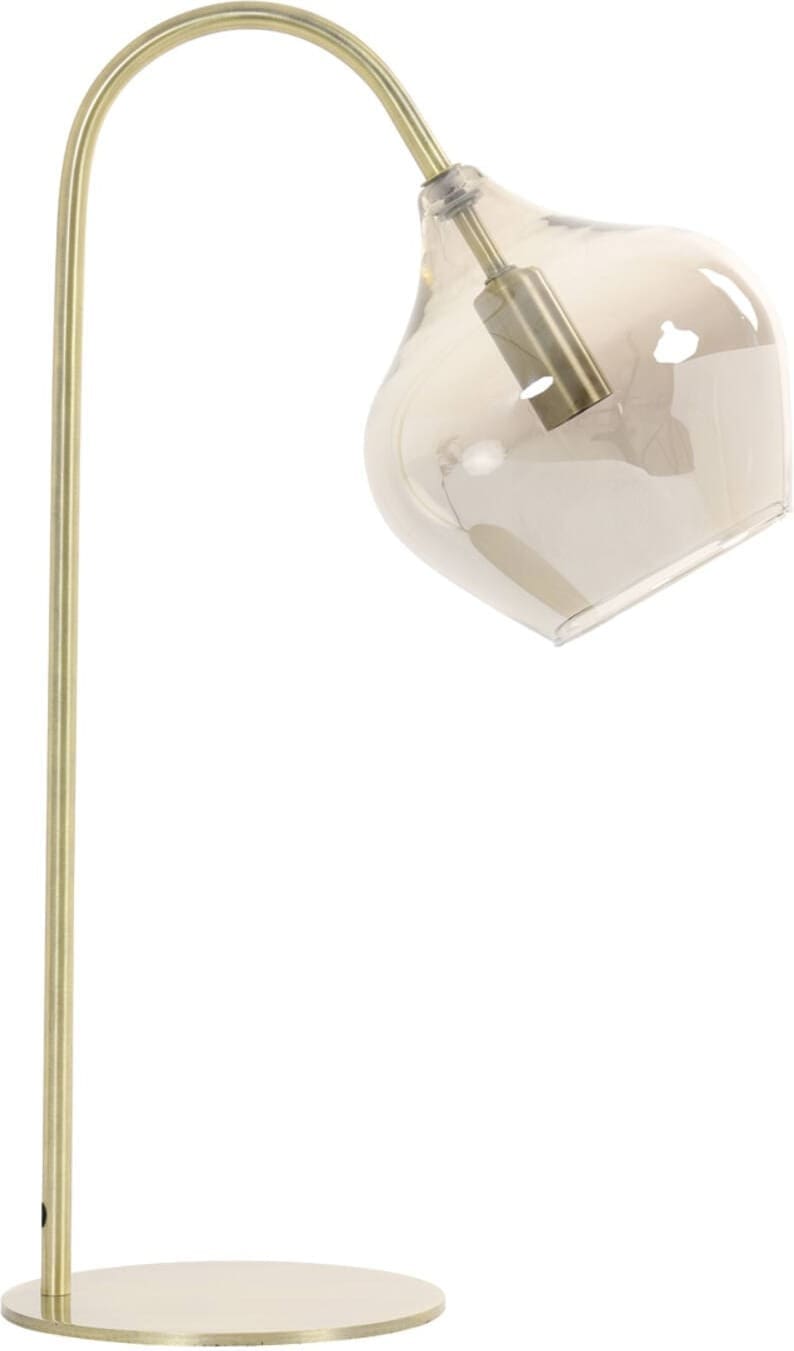 Tafellamp Rakel - Antiek Brons+smoke Light & Living Tafellamp 1851465