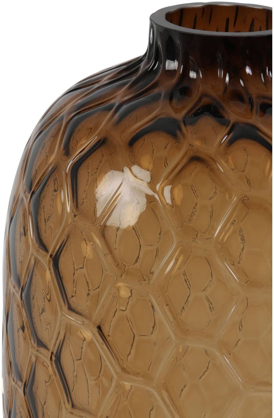 Vaas Carino - Glas Bruin Light & Living Vaas 5988564