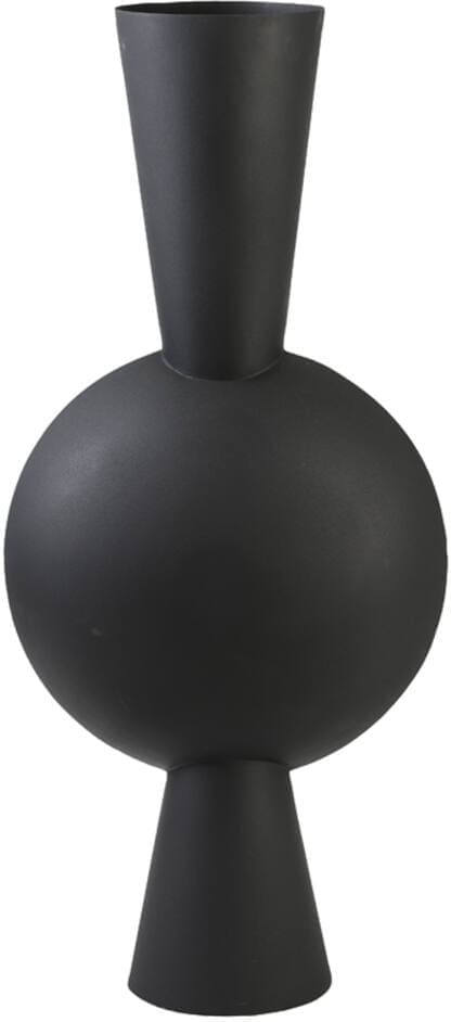 Vaas Kavandu - Mat Zwart Light & Living Vaas 5819412