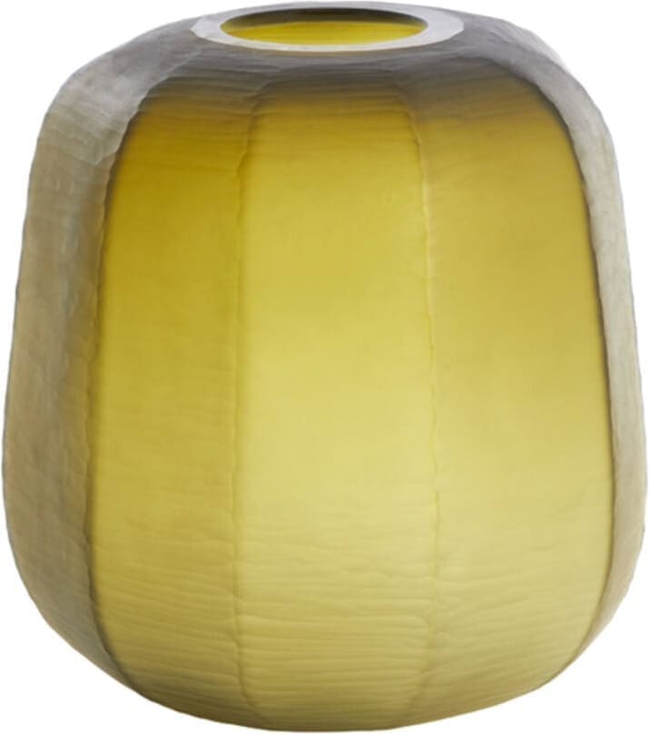 Vaas Pacengo - Geel-olijf Groen Light & Living Vaas 5925684