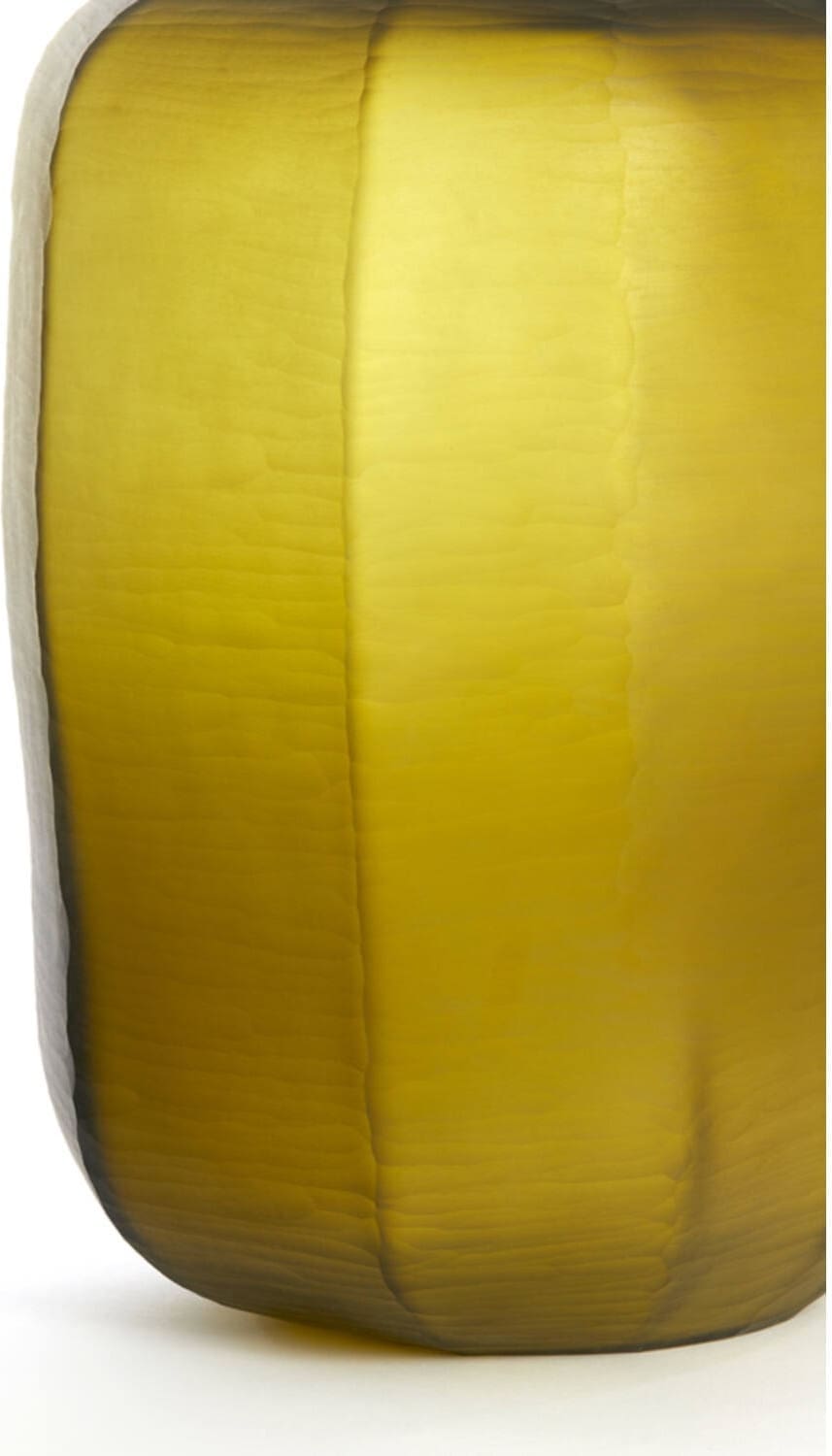 Vaas Pacengo - Geel-olijf Groen Light & Living Vaas 5925784