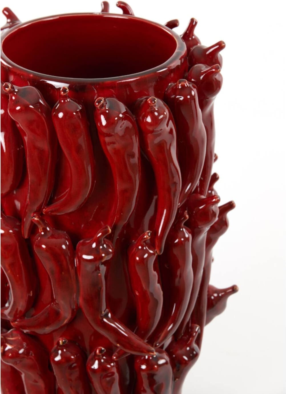 Vaas Pepper - Keramiek Rood Light & Living Vaas 5851176
