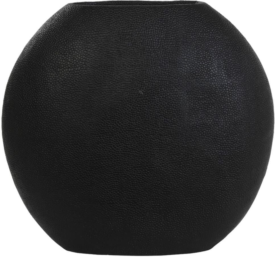 Vaas Rayskin - Mat Zwart Light & Living Vaas 5809212