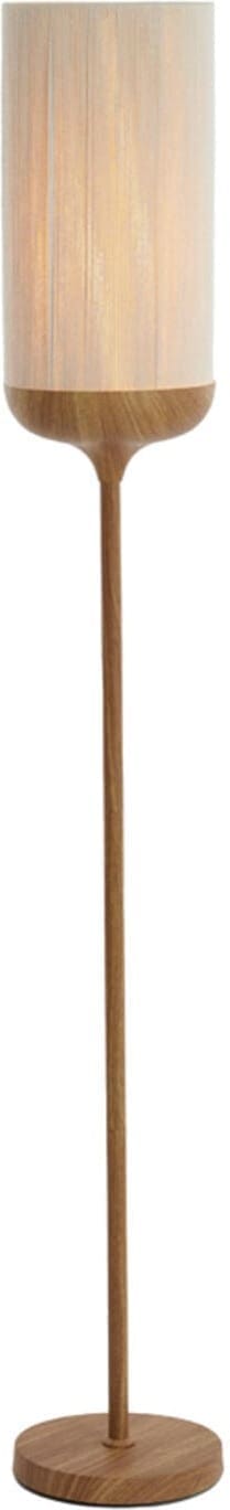 Vloerlamp Dania - Hout Print Naturel+touw Crème Light & Living Vloerlamp 1738143