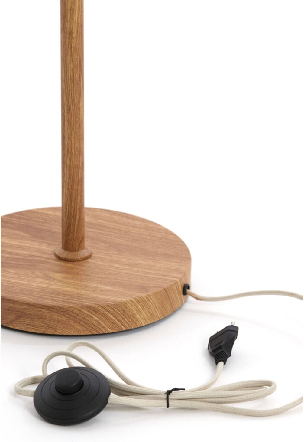 Vloerlamp Dania - Hout Print Naturel+touw Crème Light & Living Vloerlamp 1738143