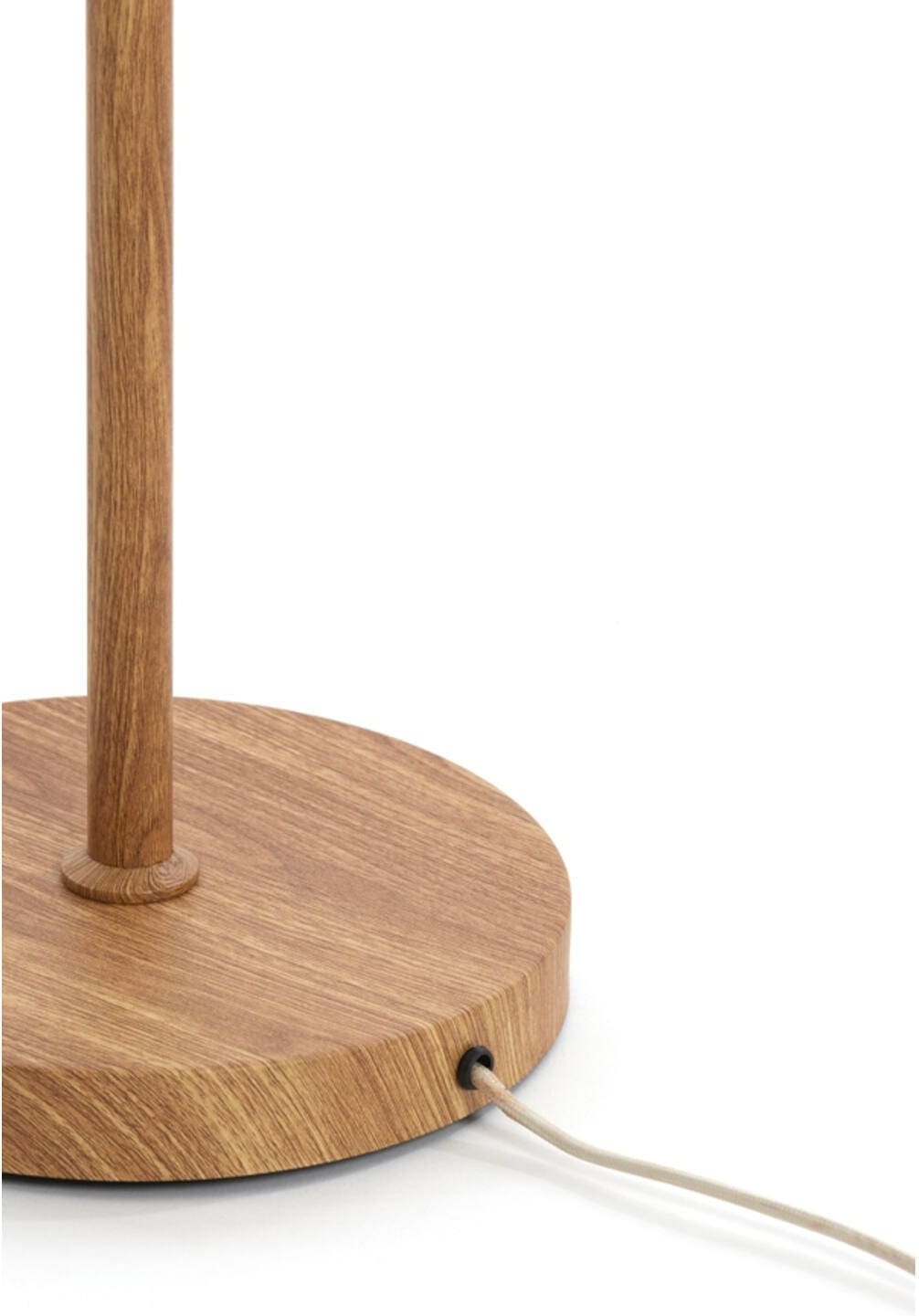 Vloerlamp Dania - Hout Print Naturel+touw Crème Light & Living Vloerlamp 1738143