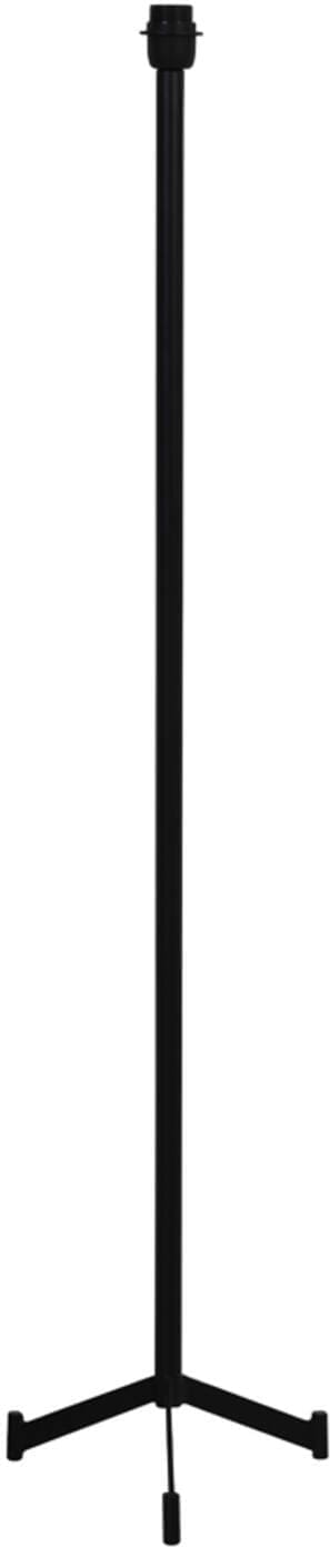 Vloerlamp Dennis - Mat Zwart Light & Living Vloerlamp 8212012