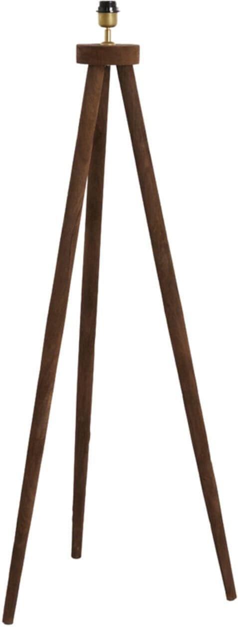 Vloerlamp Ilias - Hout Mat Donker Bruin Light & Living Vloerlamp 8215694