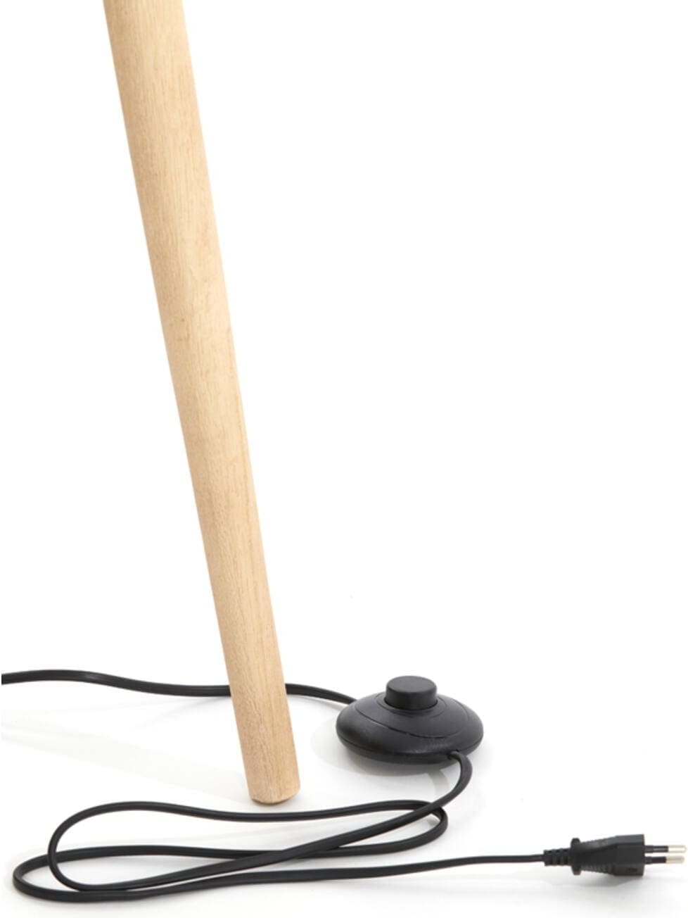 Vloerlamp Ilias - Hout Mat Naturel Light & Living Vloerlamp 8215682