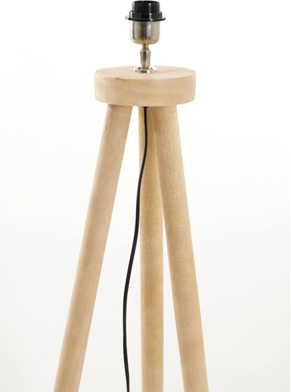Vloerlamp Ilias - Hout Mat Naturel Light & Living Vloerlamp 8215682