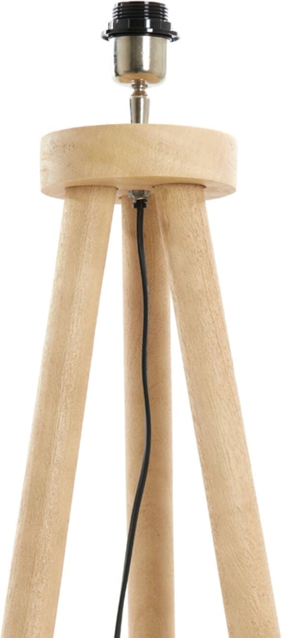 Vloerlamp Ilias - Hout Mat Naturel Light & Living Vloerlamp 8215682