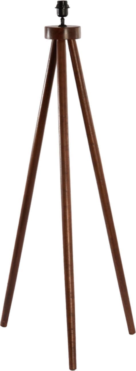 Vloerlamp Ilias - Hout Roodbruin Light & Living Vloerlamp 8215684