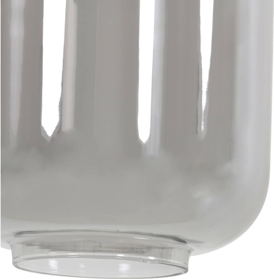 Vloerlamp Lekar - Antiek Brons+smoke Glas Light & Living Vloerlamp 1861884