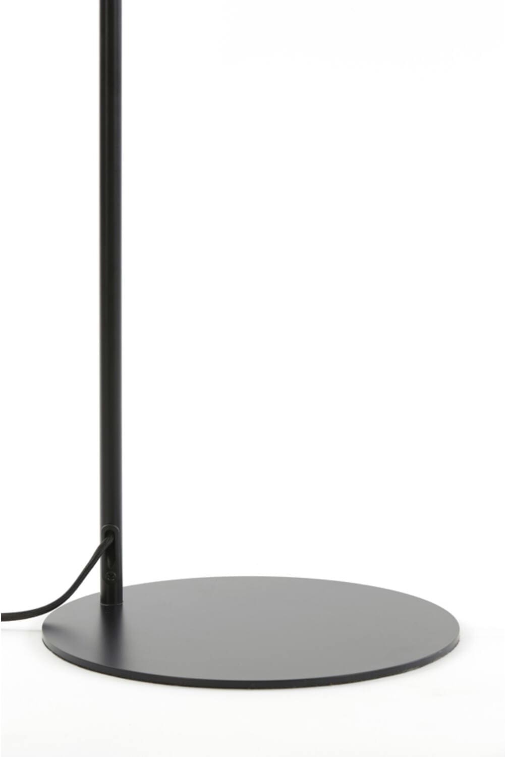 Vloerlamp Lekar - Zwart+smoke Glas Hoog Light & Living Vloerlamp 1871465