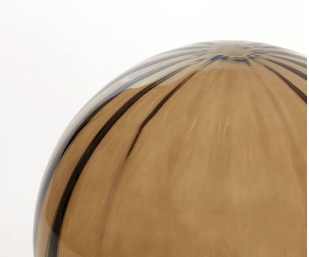 Vloerlamp Magdala - Glas Bruin+goud Light & Living Vloerlamp 1735482