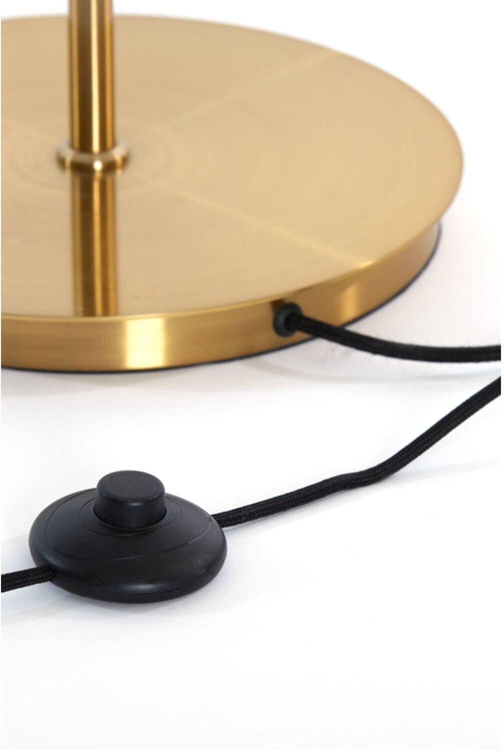 Vloerlamp Magdala - Glas Bruin+goud Light & Living Vloerlamp 1735482