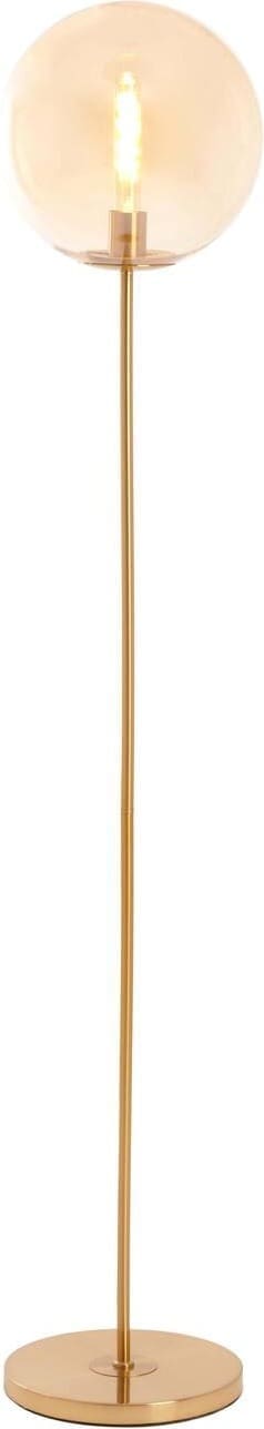 Vloerlamp Medina - Glas Amber+goud Light & Living Vloerlamp 1882685
