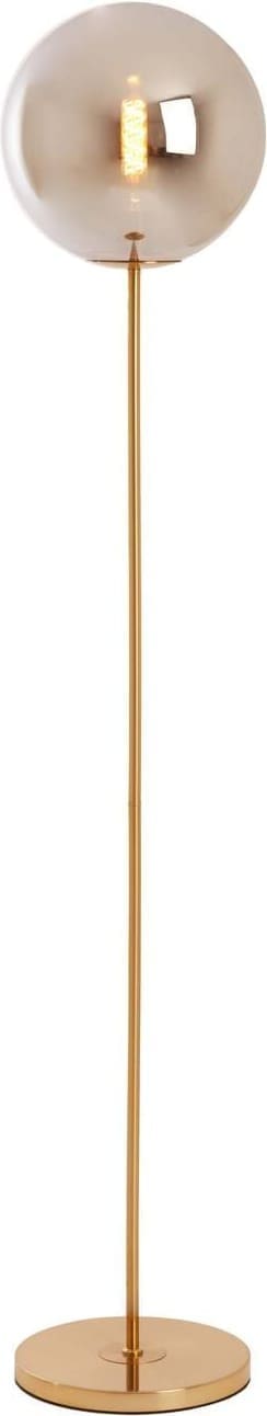 Vloerlamp Medina - Glas Smoke+goud Light & Living Vloerlamp 1882665