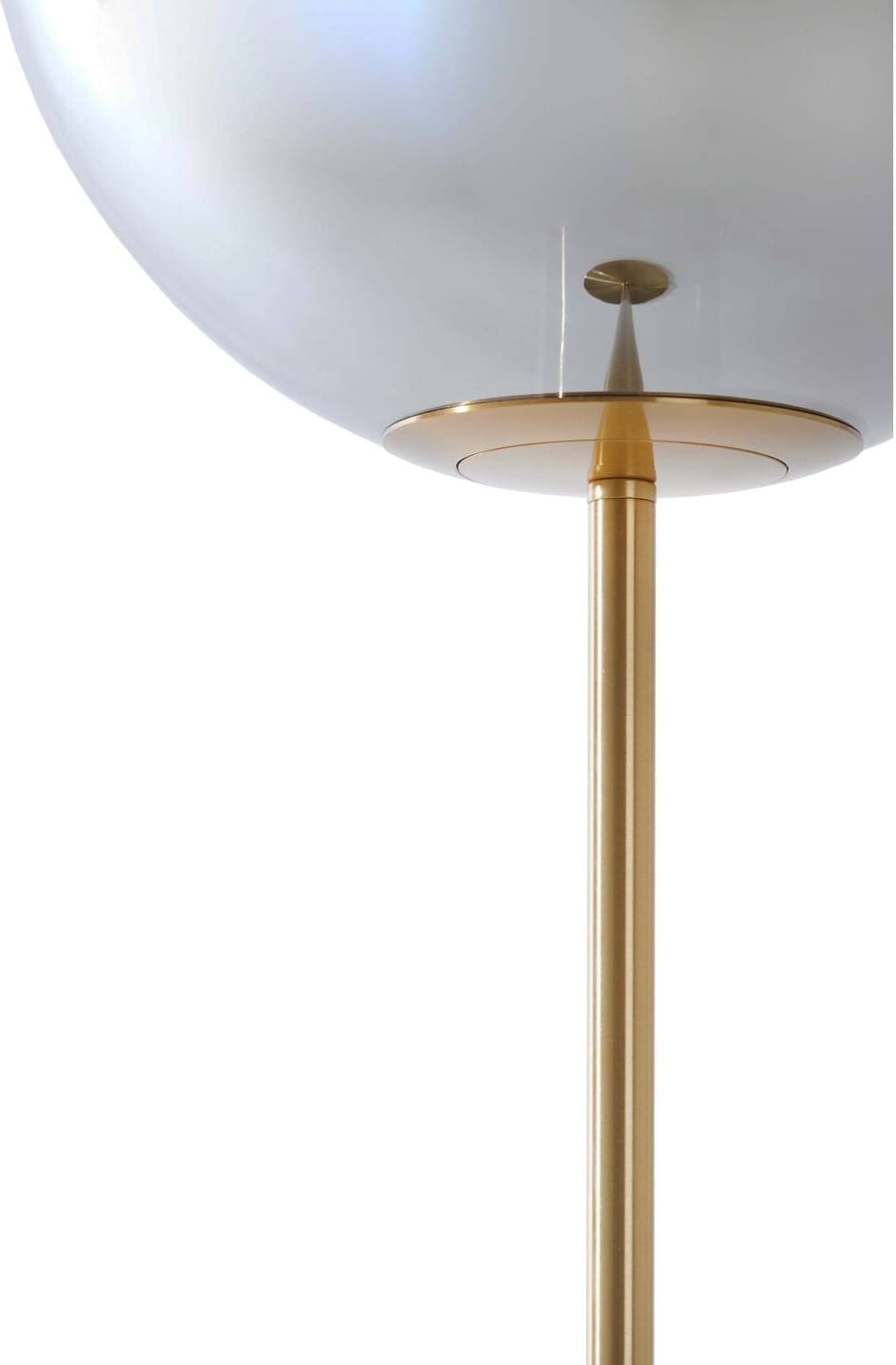 Vloerlamp Medina - Glas Smoke+goud Light & Living Vloerlamp 1882665