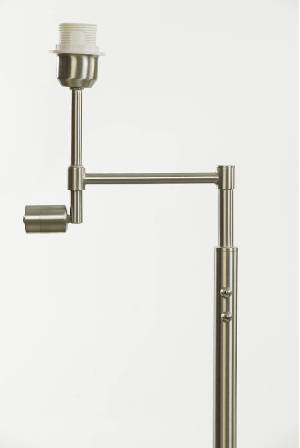 Vloerlamp Montana - Nikkel Satijn Met LED Light & Living Vloerlamp 1708328