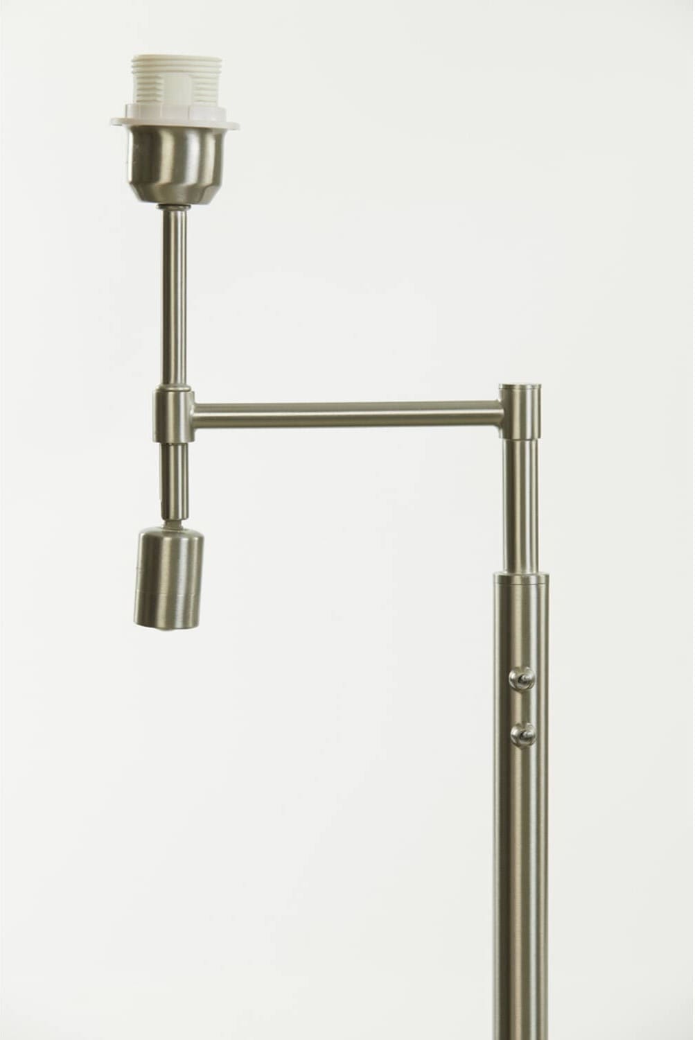Vloerlamp Montana - Nikkel Satijn Met LED Light & Living Vloerlamp 1708328