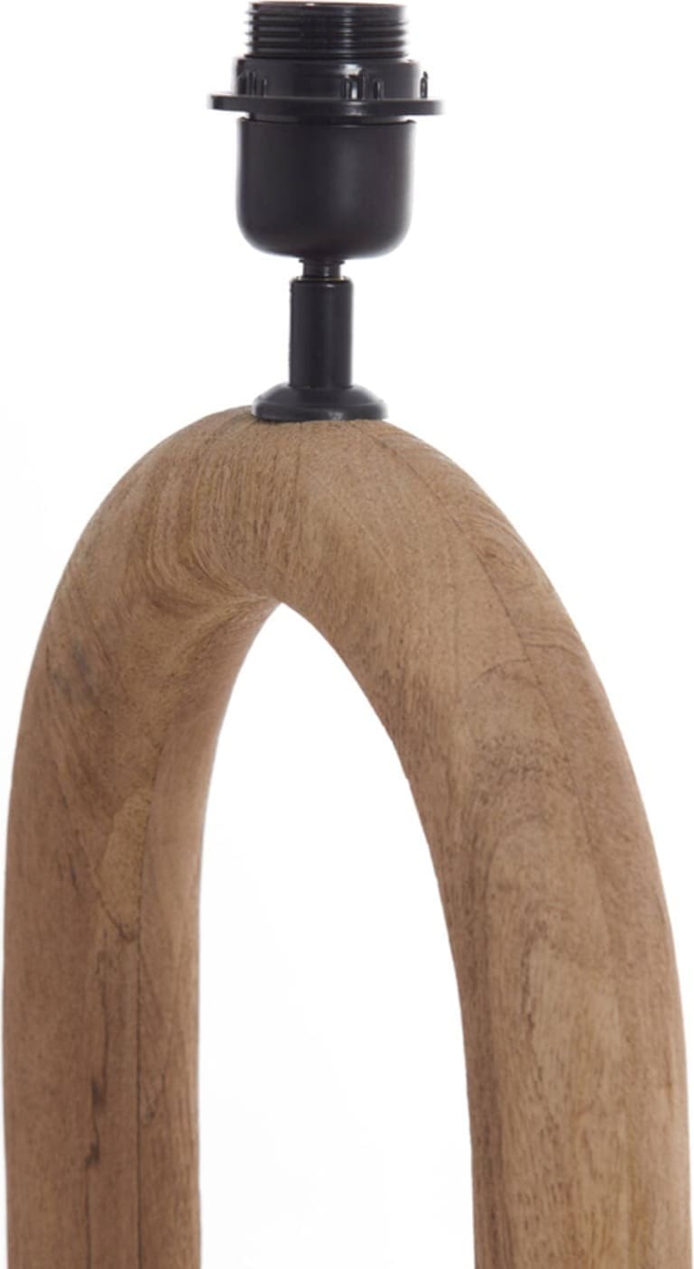 Vloerlamp Paceco - Hout Mat Naturel Light & Living Vloerlamp 8216482