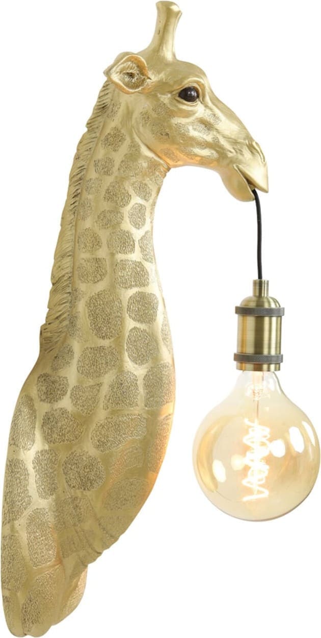 Wandlamp Giraffe - Goud Light & Living Wandlamp 3122584