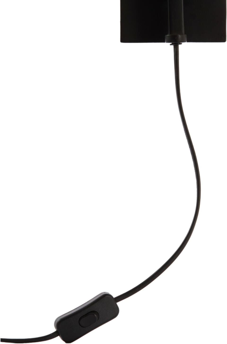 Wandlamp Lyra - Naturel+mat Zwart Light & Living Wandlamp 3126084