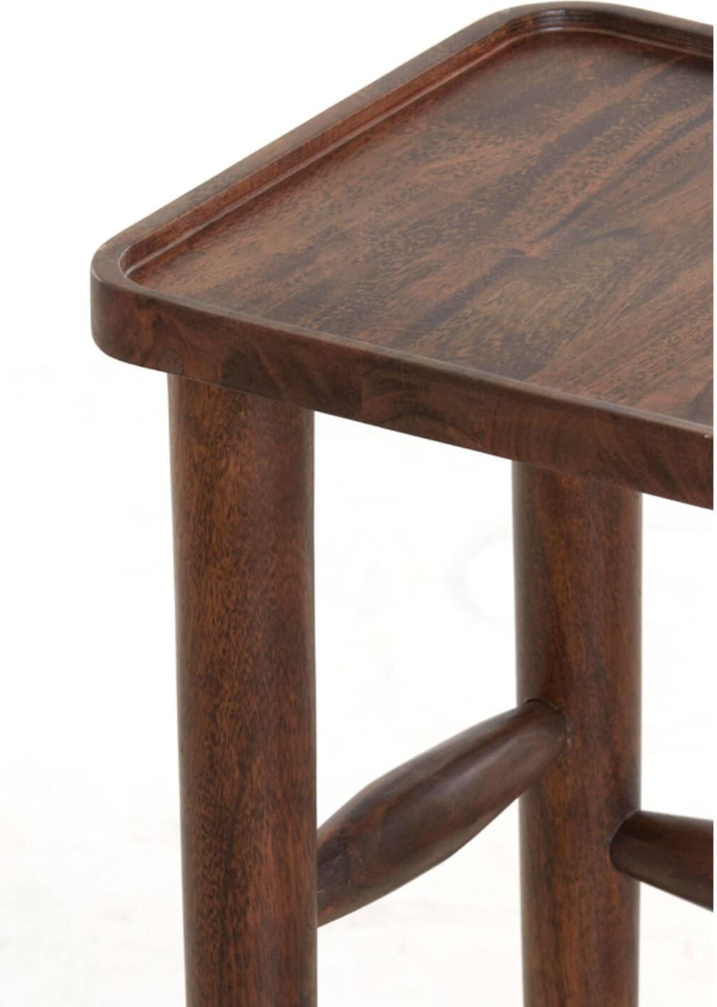 Zuil Qiano - Acacia Hout Light & Living Bijzettafel 6798084