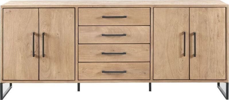 Pronto Wonen Dressoir Piastra 188 cm Bruin|Naturel Dressoir
