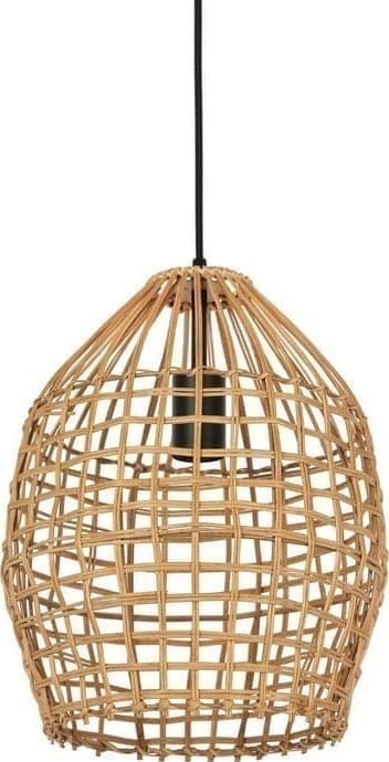 Pronto Wonen Hanglamp Orcia rond 30 cm rotan honing Groen Verlichting