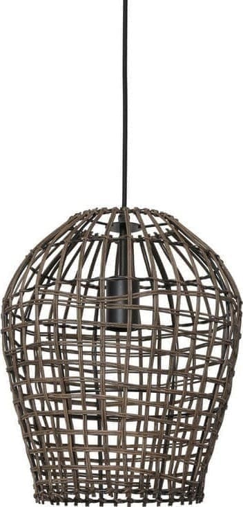 Pronto Wonen Hanglamp Scarperio rond 31 cm rotan bruin Bruin Verlichting