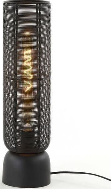 Pronto Wonen Tafellamp Losone mat zwart medium Zwart Verlichting